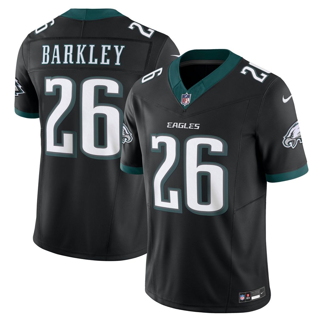 Men's Philadelphia Eagles Saquon Barkley Kelly Green Alternate Vapor F.U.S.E.