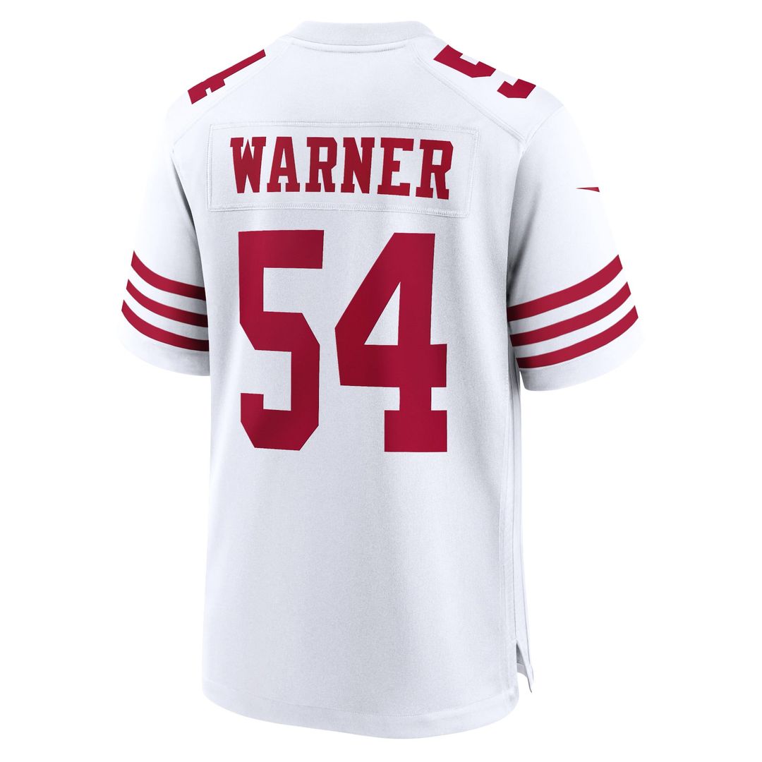 Men's San Francisco 49ers Fred Warner White Player