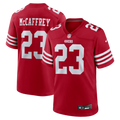 Men's San Francisco 49ers Christian McCaffrey Scarlet Game Player Jersey