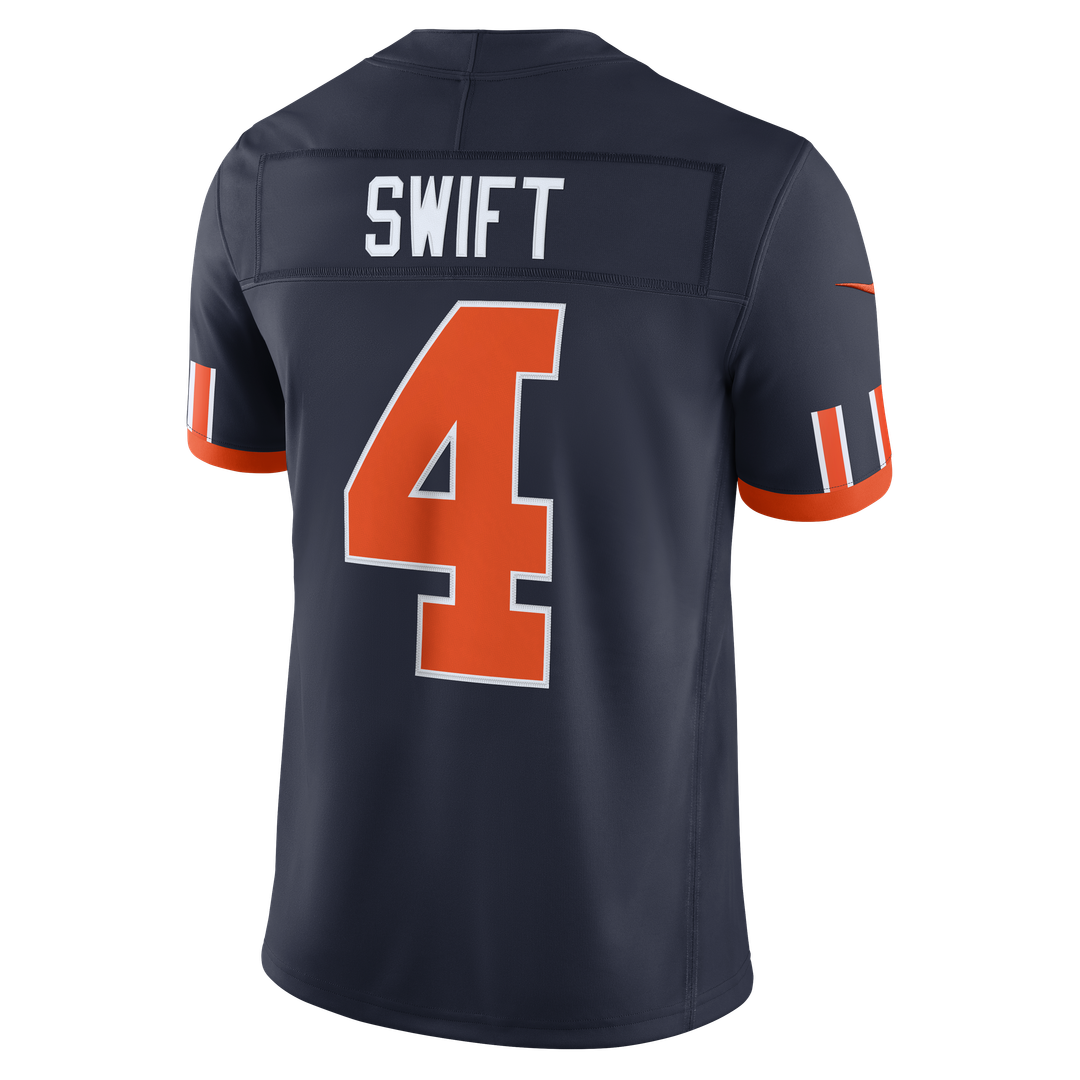 Men's Chicago Bears D'Andre Swift Navy 2026 Rivalries Collection Stitched