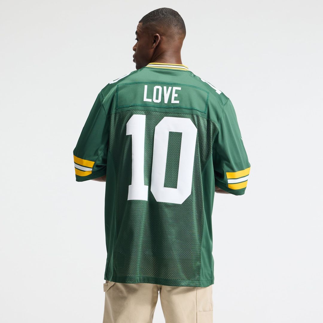 Men's Green Bay Packers Love Green Stitched Jersey