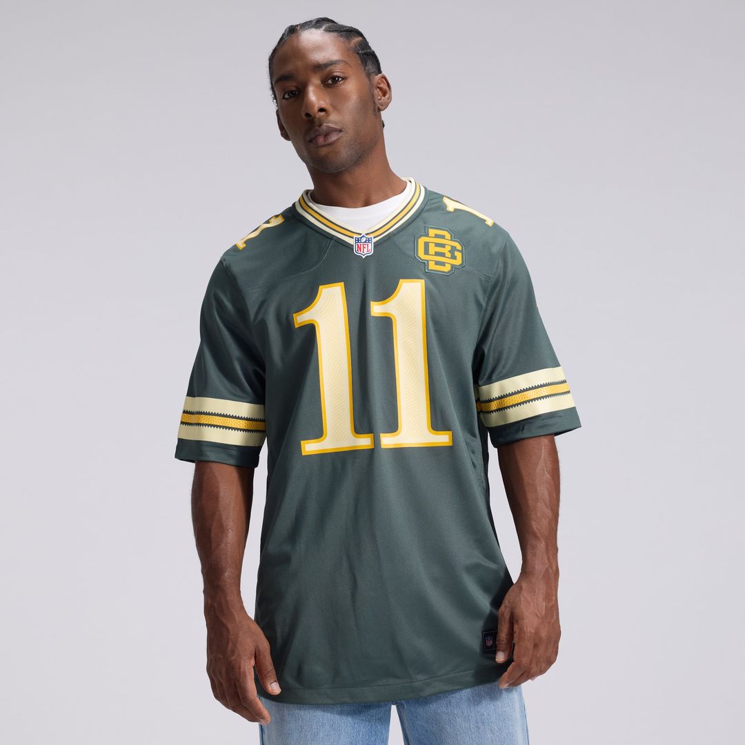 Men's Green Bay Packers Jayden Reed Green 2026 Rivalries Collection Jersey