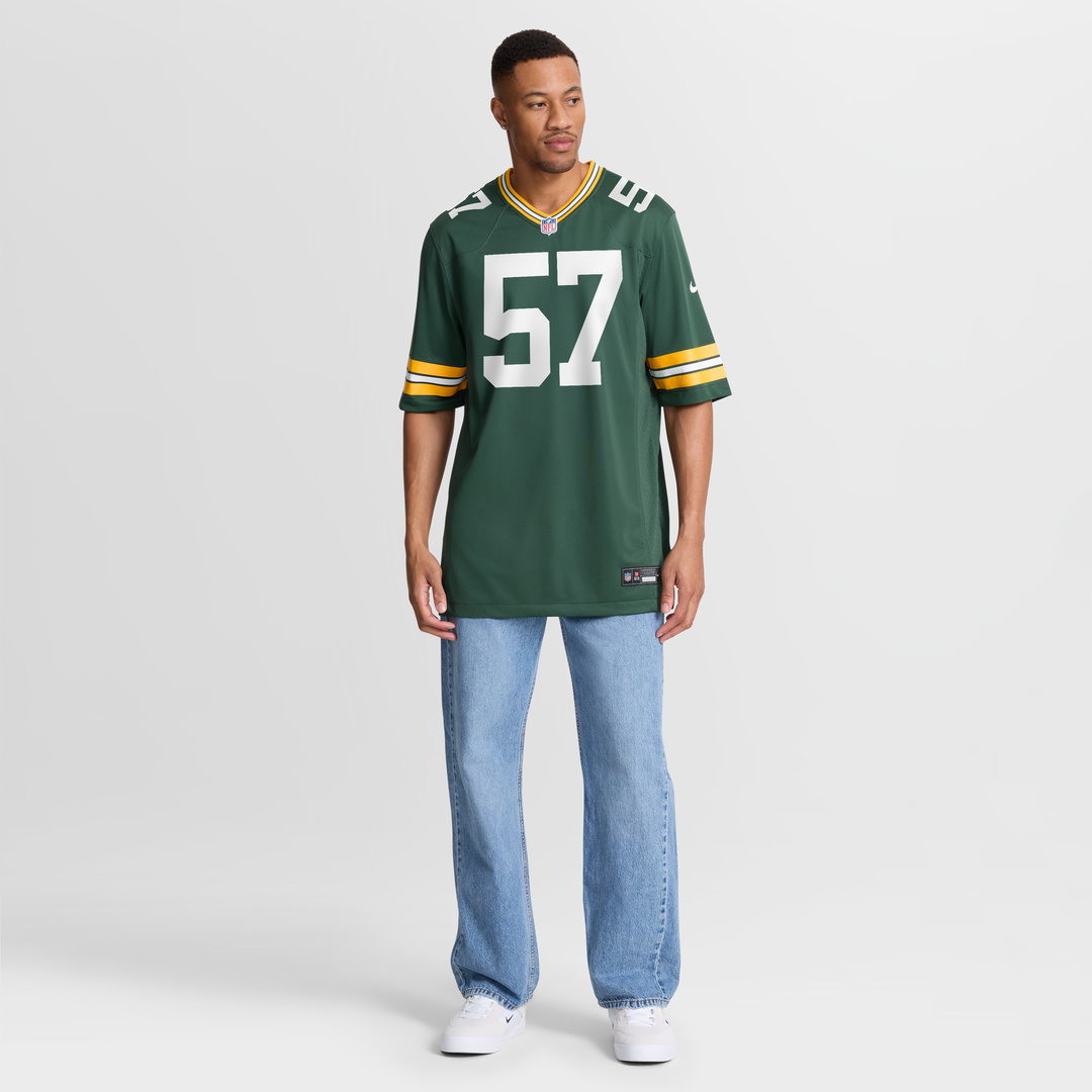 Men's Green Bay Packers Brenton Cox Jr Green Jersey