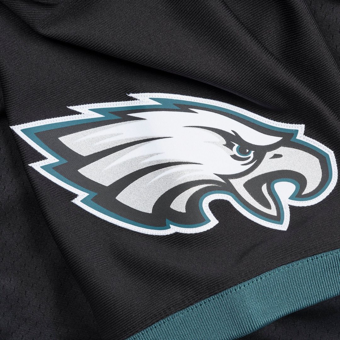 Men's Philadelphia Eagles Brian Dawkins Black Legacy Replica Jersey
