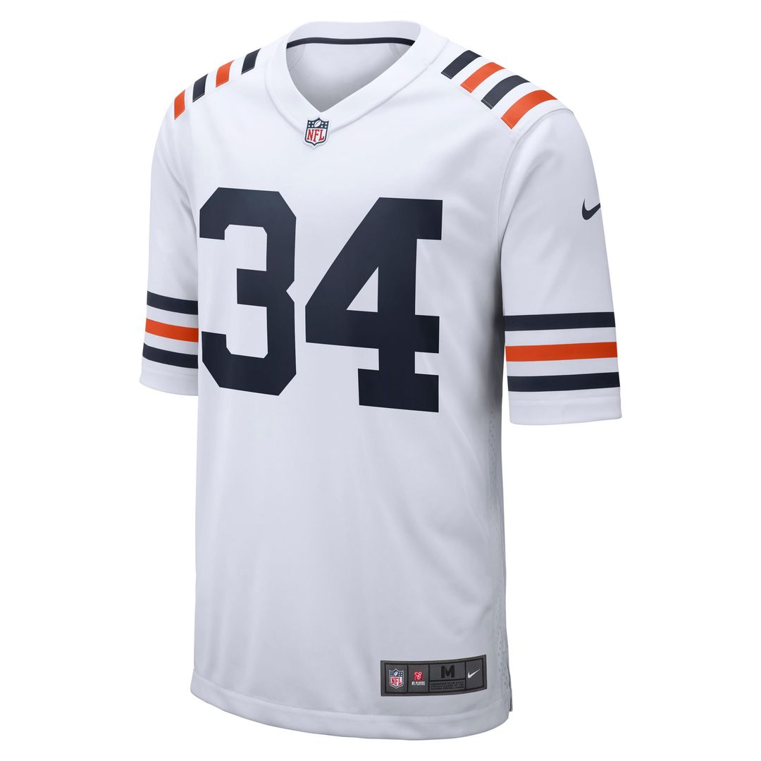 Men's Chicago Bears Walter Payton White Retired Player Alternate