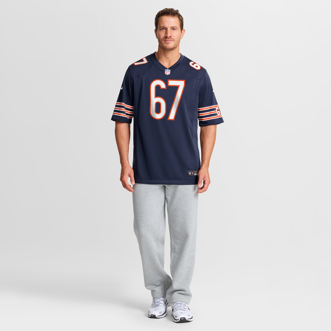 Men's Chicago Bears Garrett Bradbury Navy Team