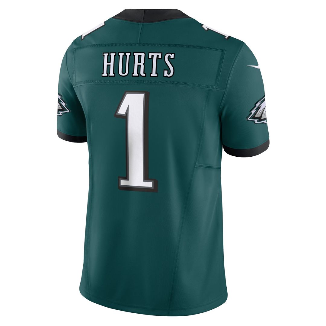 Men's Philadelphia Eagles Jalen Hurts Kelly Green Vapor F.U.S.E.