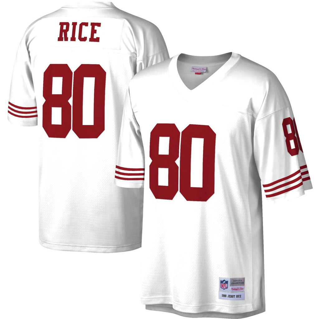 Men's San Francisco 49ers Jerry Rice Scarlet Legacy Replica Jersey
