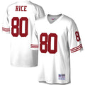 Men's San Francisco 49ers Jerry Rice White Legacy Replica Jersey