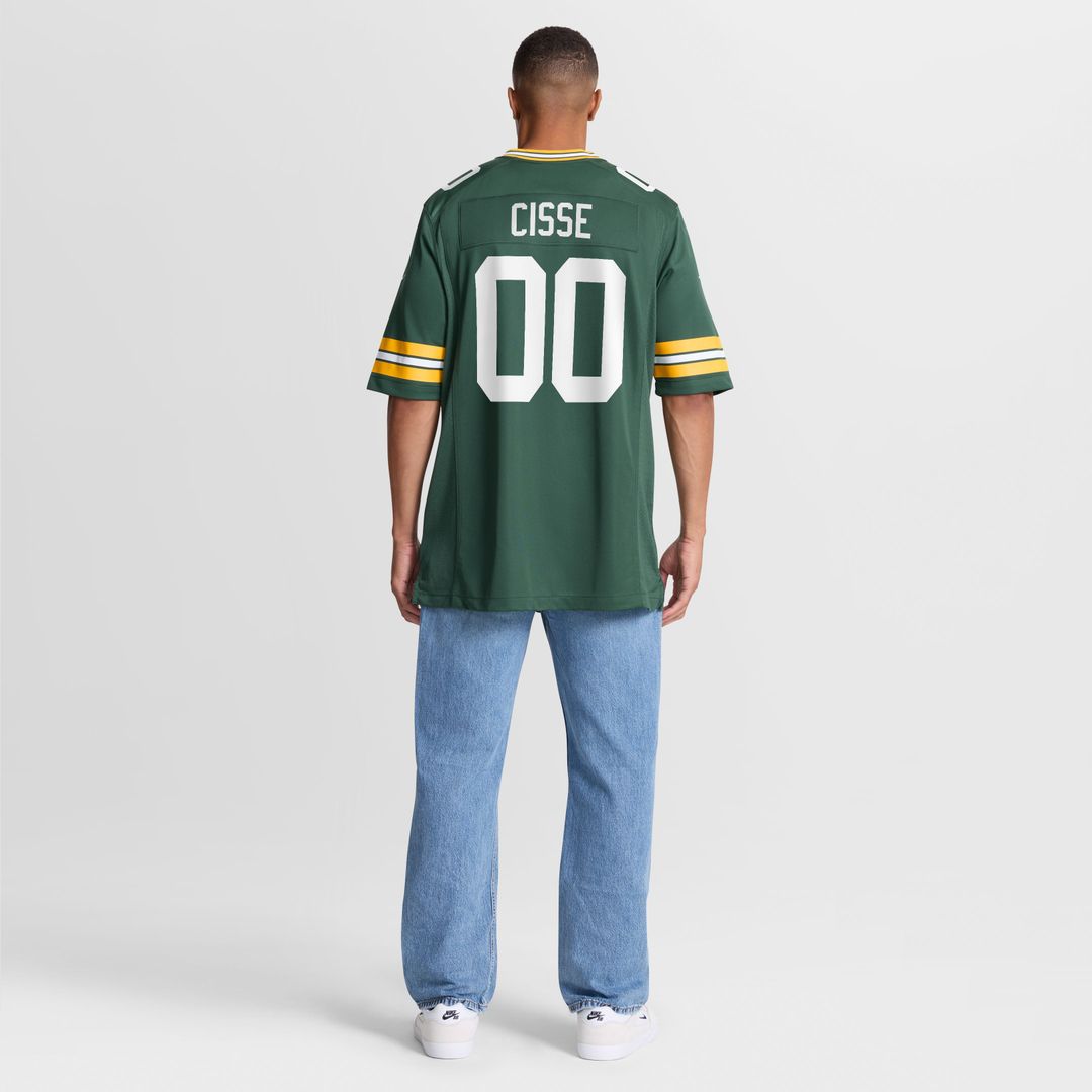 Men's Green Bay Packers Brandon Cisse Green Jersey