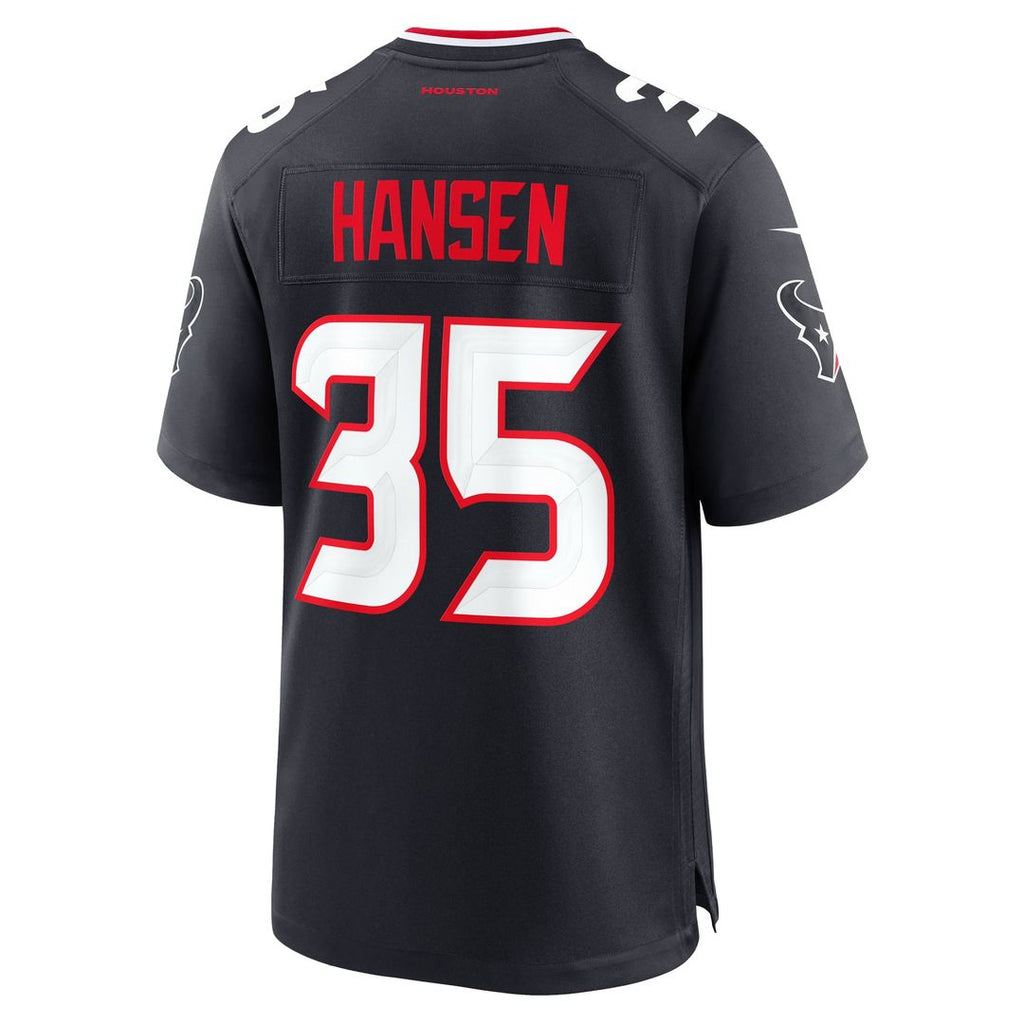 Men's Houston Texans Jake Hansen Navy Team
