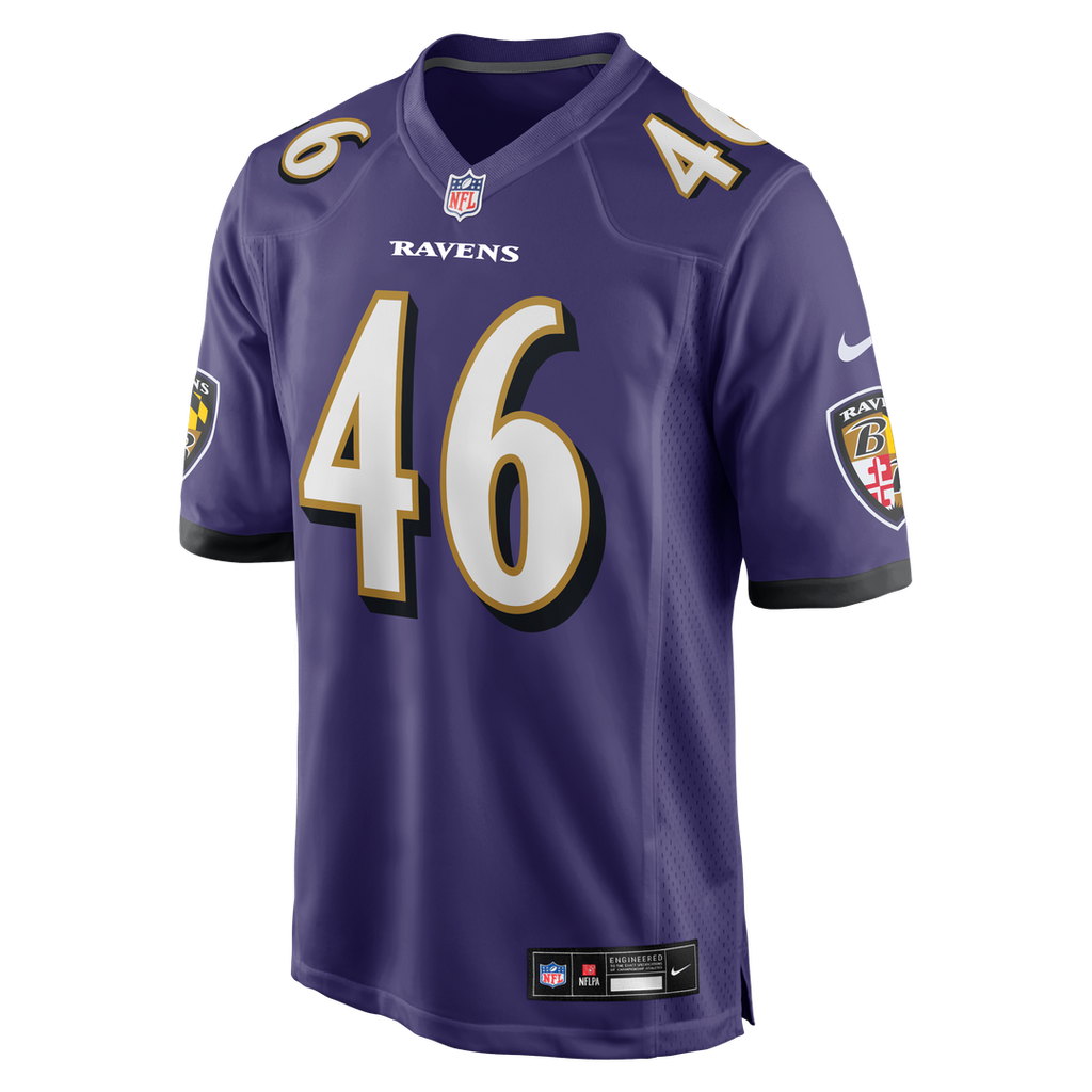 Men's Baltimore Ravens Nick Moore Purple