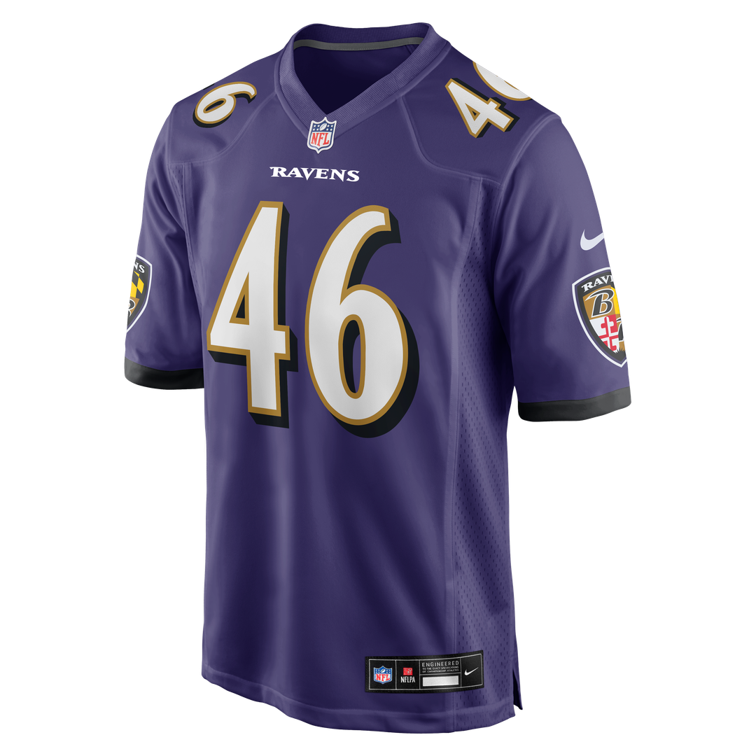 Men's Baltimore Ravens Nick Moore Purple