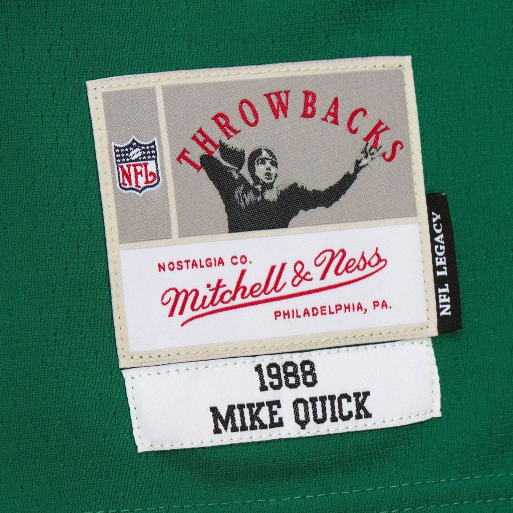 Men's Philadelphia Eagles Mike Quick Kelly Green Legacy Replica Jersey