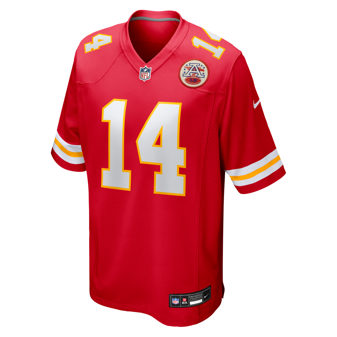 Men's Kansas City Chiefs Garrett Nussmeier Red