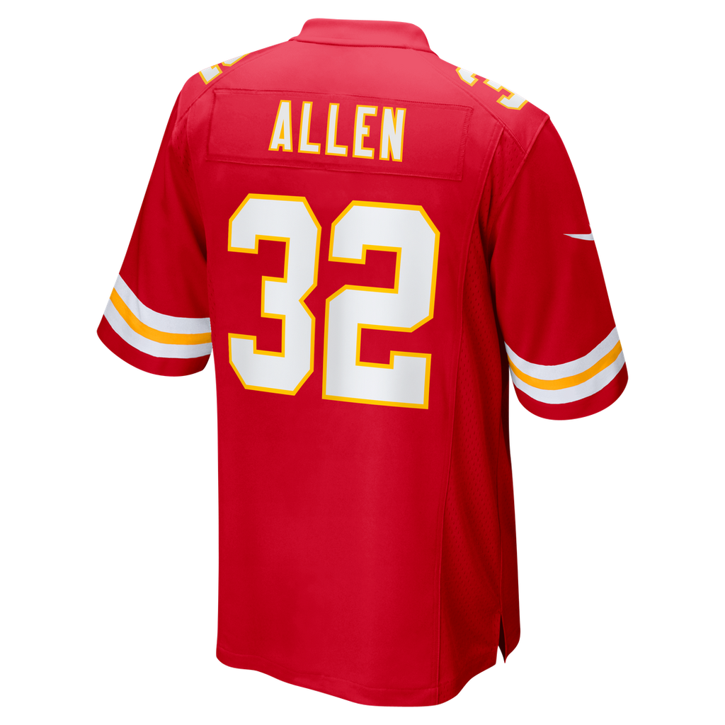 Men's Kansas City Chiefs Marcus Allen Red Game Retired Player Jersey