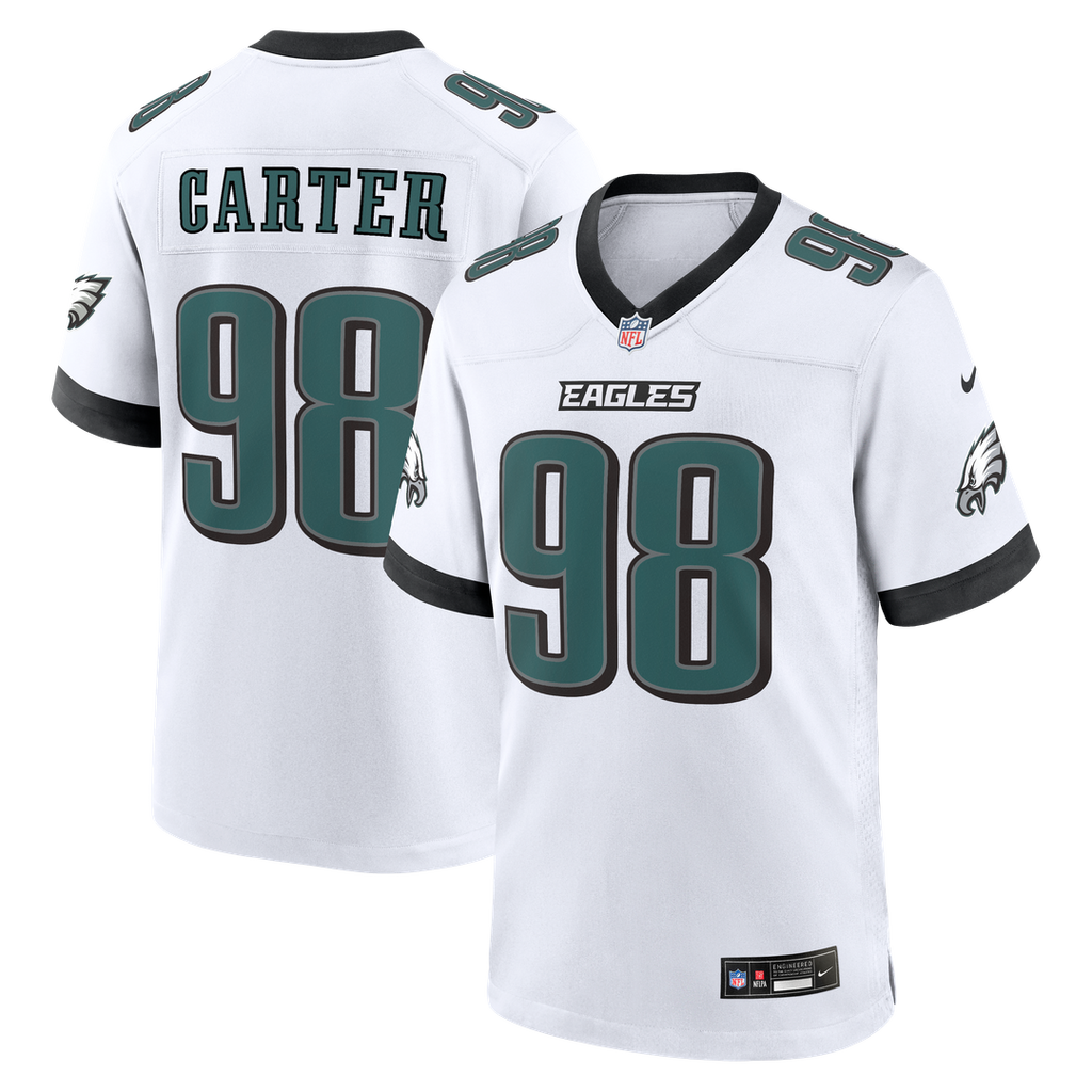 Men's Philadelphia Eagles Jalen Carter Midnight Green Team