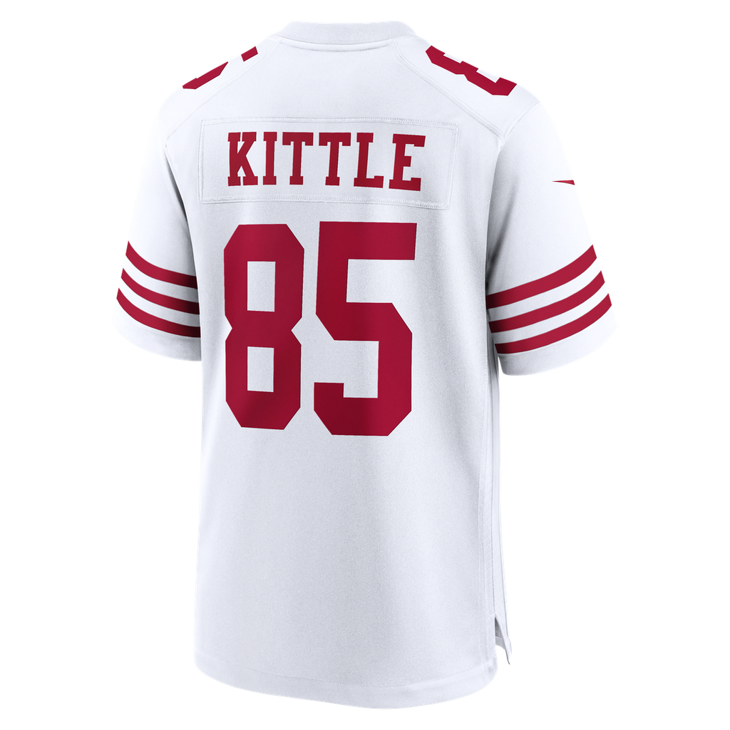 Men's San Francisco 49ers George Kittle White 80th Anniversary