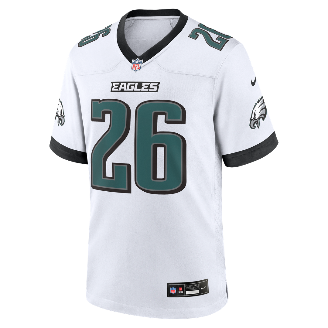 Men's Philadelphia Eagles Saquon Barkley White