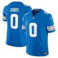 Men's Detroit Lions Jahmyr Gibbs Blue Team Vapor F.U.S.E. Stitched