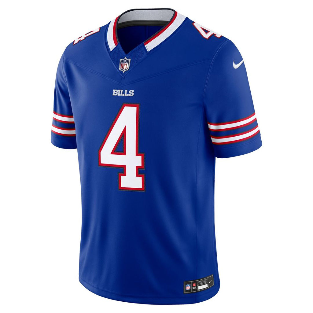 Men's Buffalo Bills James Cook III Royal Team Vapor F.U.S.E. Stitched