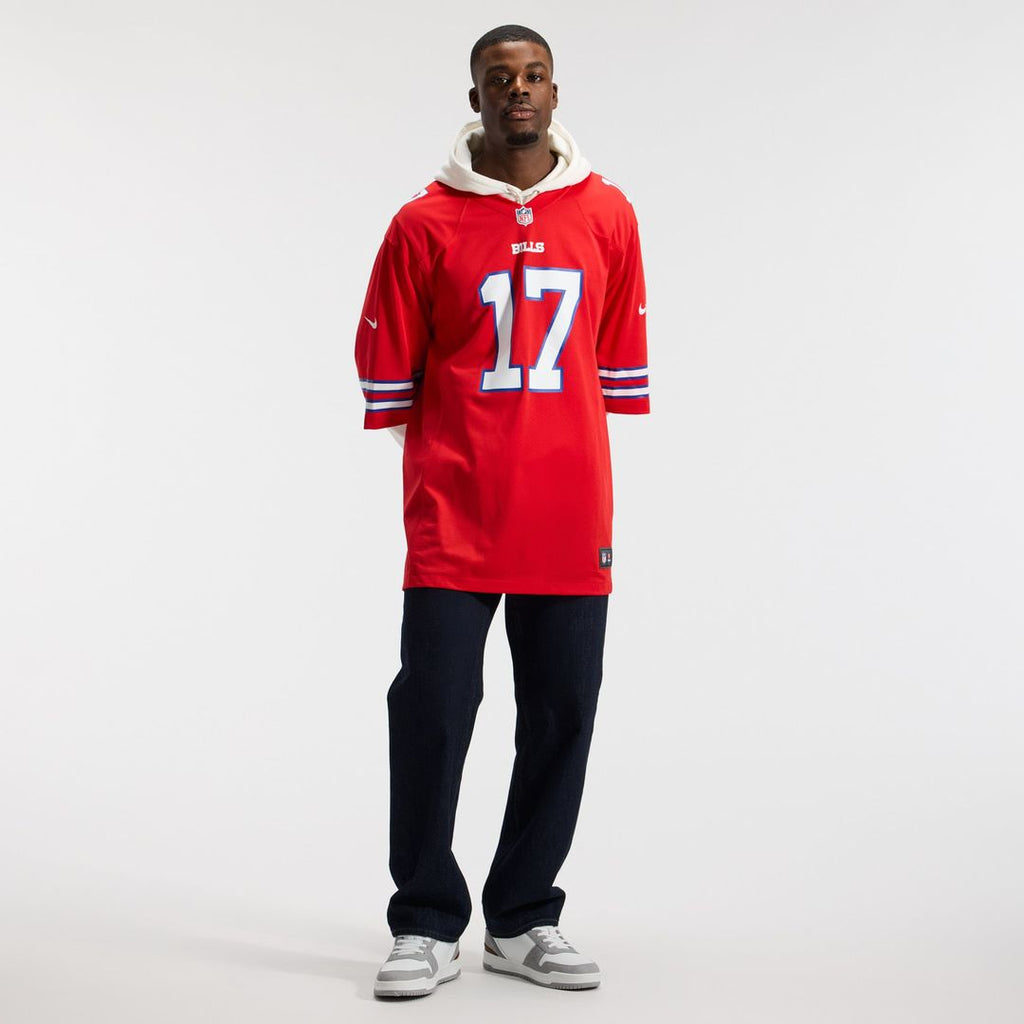 Men's Buffalo Bills Josh Allen White White Game Player Jersey