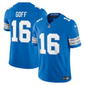 Men's Detroit Lions Jared Goff Blue Team Vapor F.U.S.E. Stitched