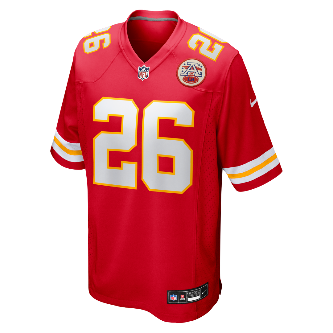 Men's Kansas City Chiefs Deon Bush Red Game Player Jersey