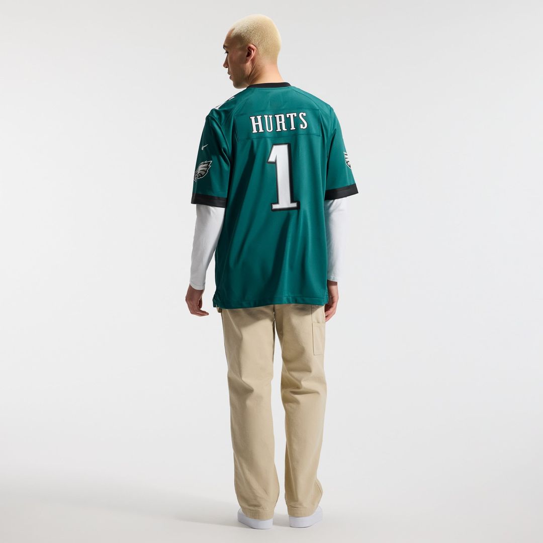 Men's Philadelphia Eagles Jalen Hurts Black Alternate