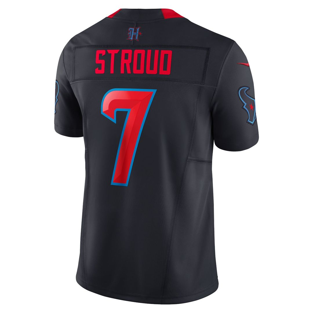 Men's Houston Texans C.J. Stroud Navy 2nd Alternate Vapor F.U.S.E.