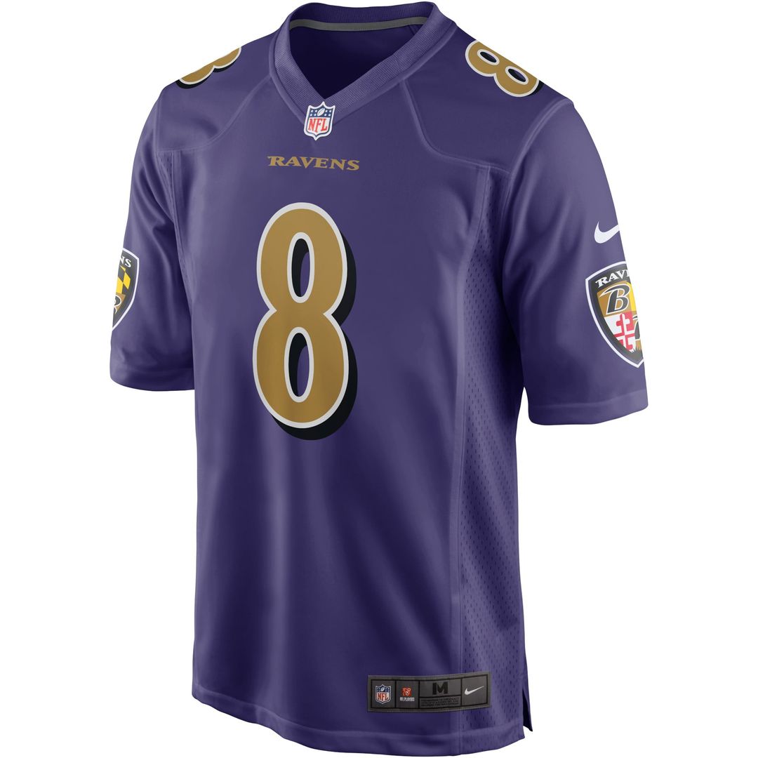 Men's Baltimore Ravens Lamar Jackson White