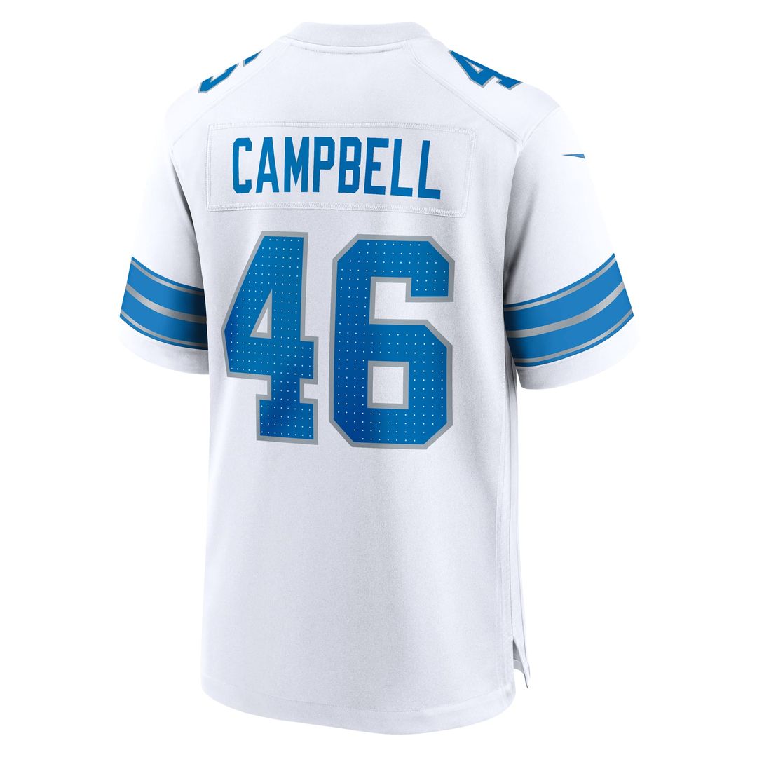 Men's Detroit Lions Jack Campbell Blue