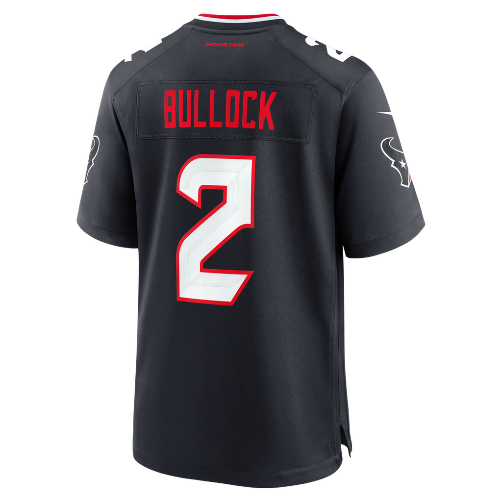 Men's Houston Texans Calen Bullock Navy Team