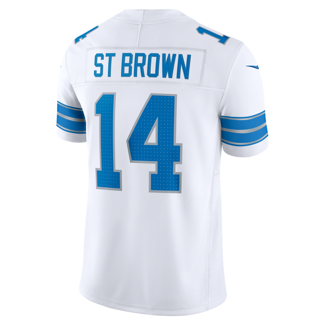 Men's Detroit Lions Amon-Ra St. Brown Black Alternate Vapor F.U.S.E. Stitched