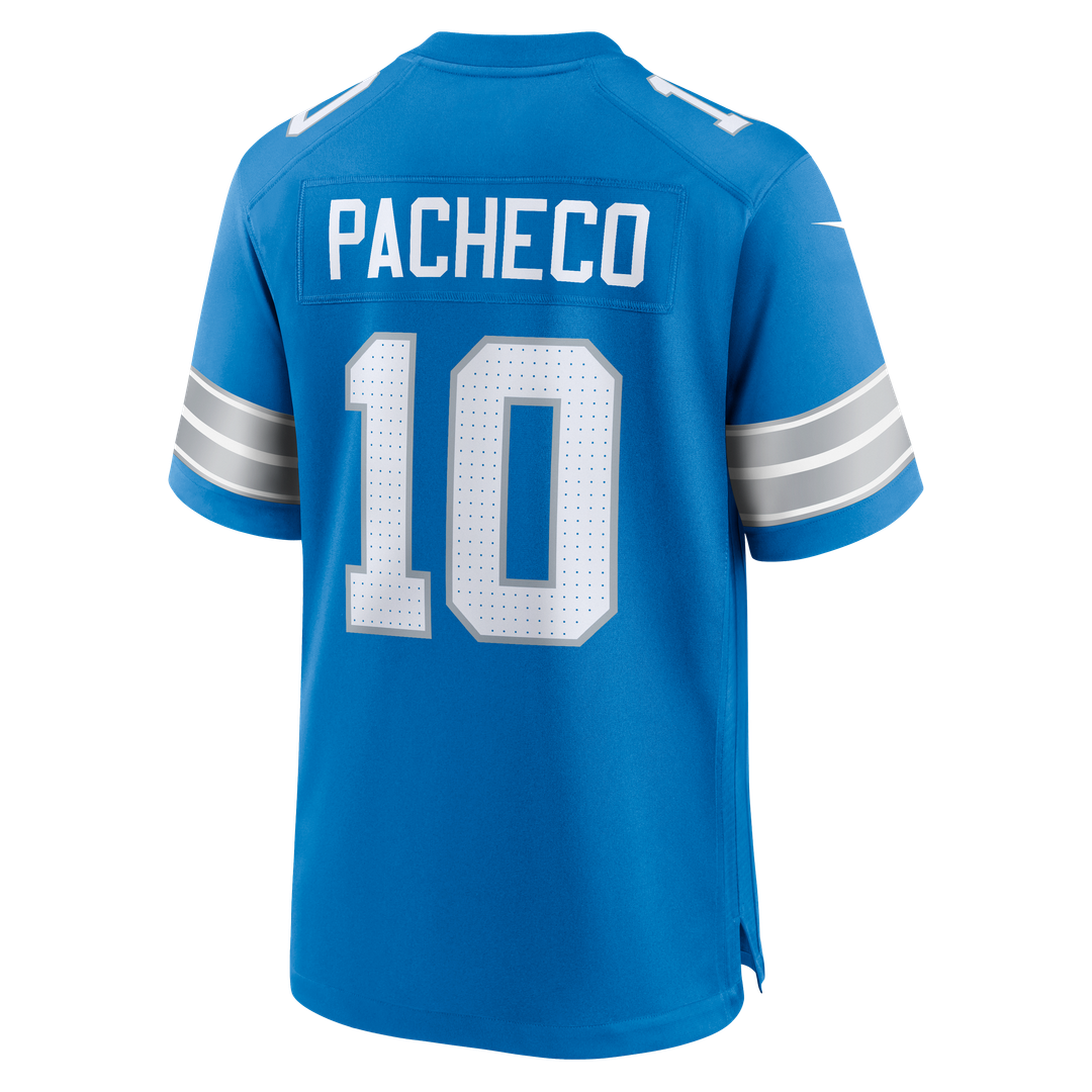 Men's Detroit Lions Isiah Pacheco Blue Team
