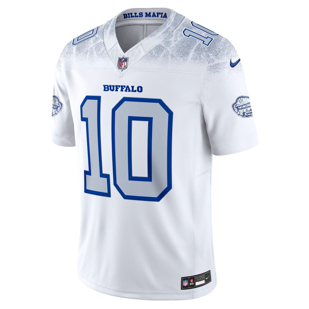 Men's Buffalo Bills Khalil Shakir White Rivalries Collection Stitched