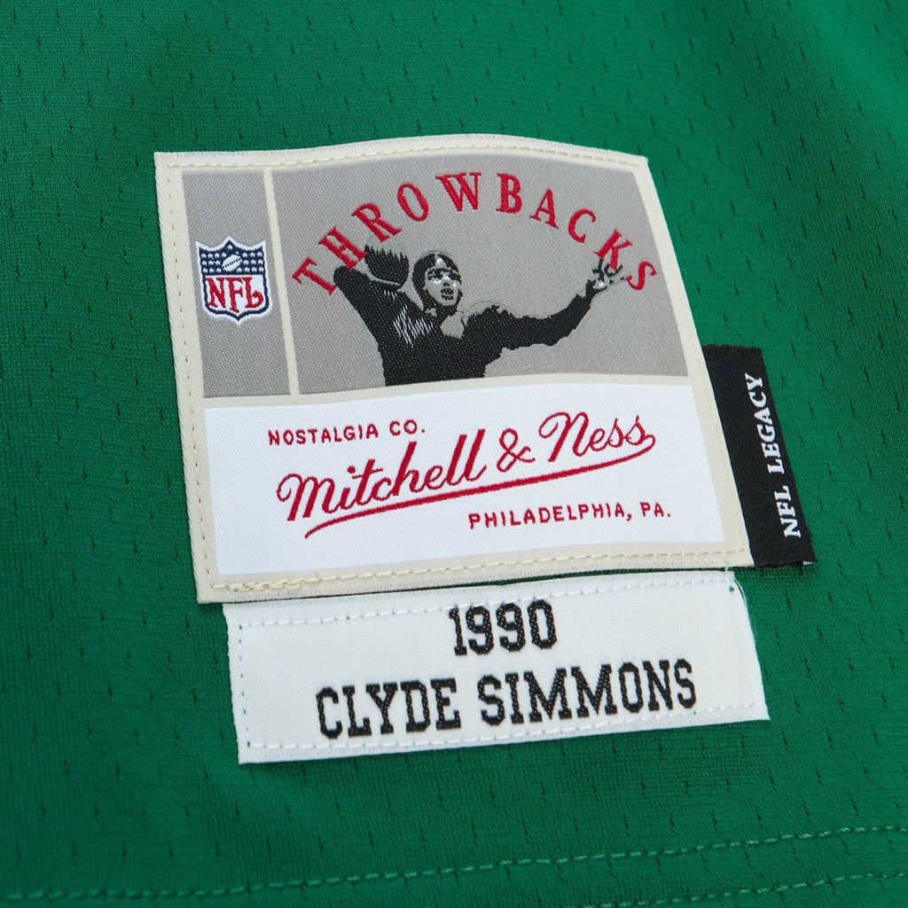 Men's Philadelphia Eagles Clyde Simmons Kelly Green Legacy Replica Jersey