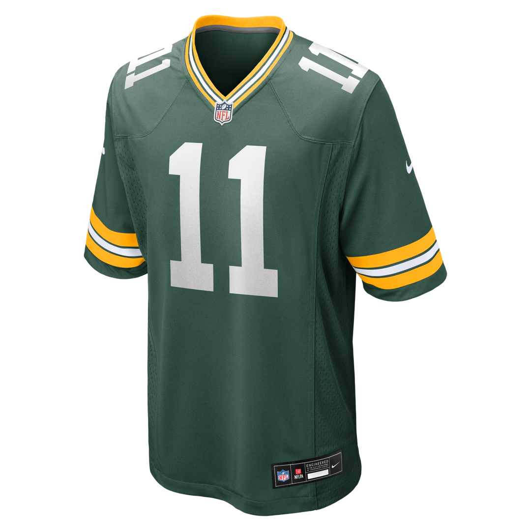 Men's Green Bay Packers Jayden Reed Green Jersey
