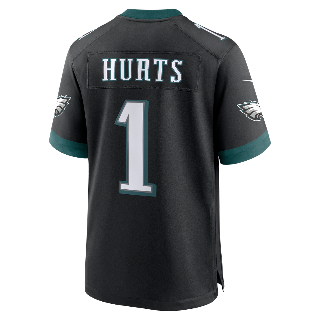 Men's Philadelphia Eagles Jalen Hurts Black Alternate