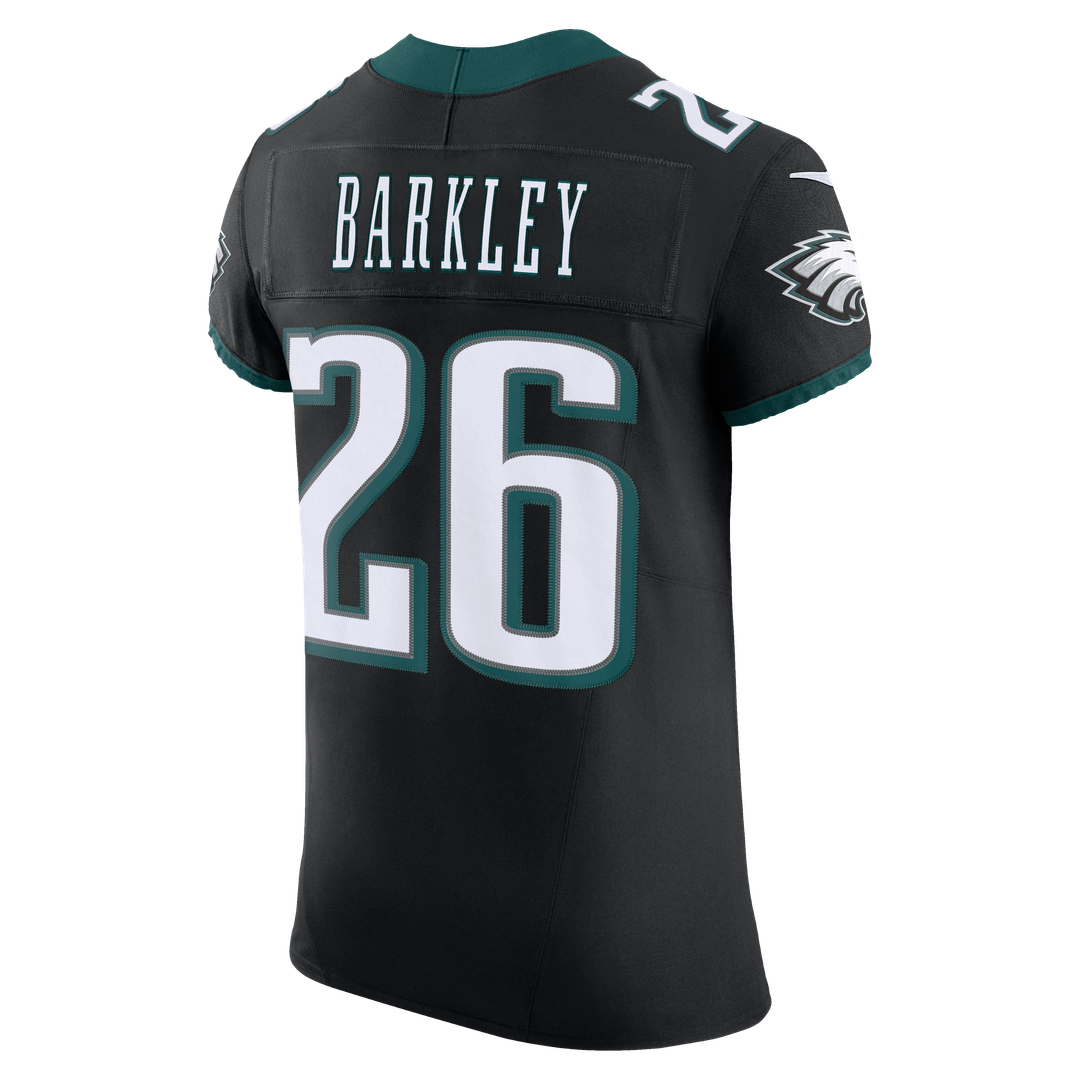Men's Philadelphia Eagles Saquon Barkley Black Alternate Vapor F.U.S.E. Elite Jersey