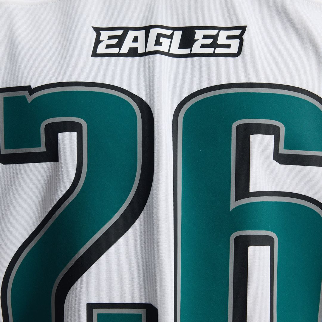 Men's Philadelphia Eagles Saquon Barkley White
