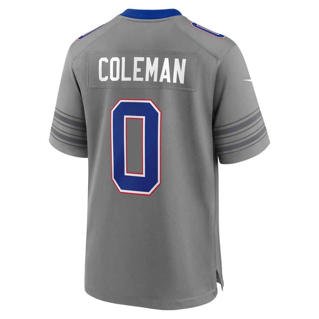 Men's Buffalo Bills Keon Coleman Gray Nickel City
