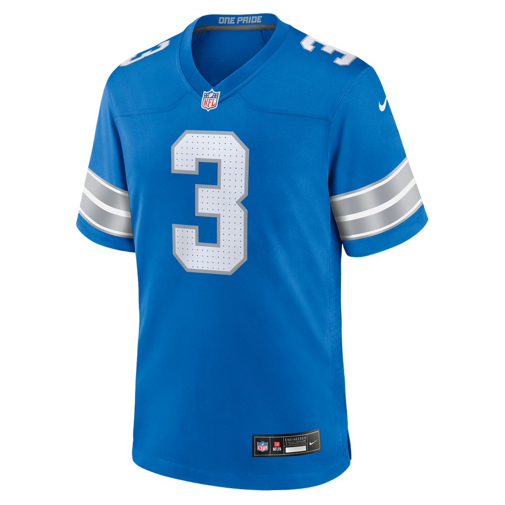 Men's Detroit Lions Jack Fox Blue Team