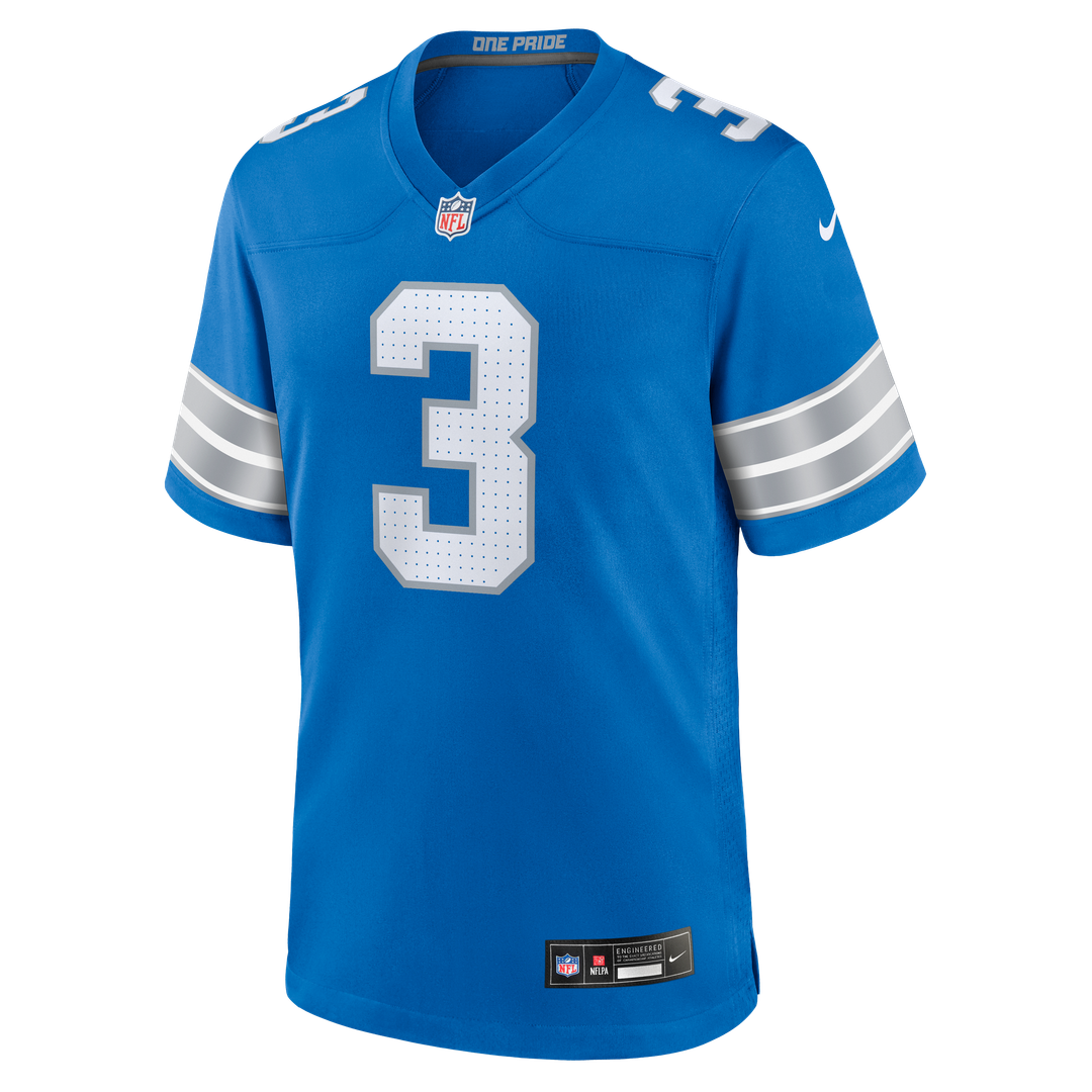 Men's Detroit Lions Jack Fox Blue Team