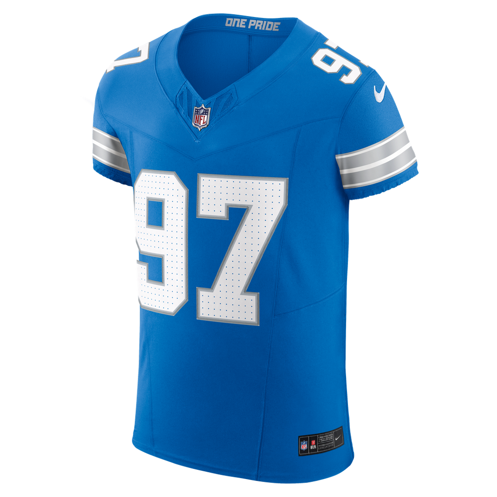 Men's Detroit Lions Aidan Hutchinson Black Alternate Vapor F.U.S.E. Elite Jersey