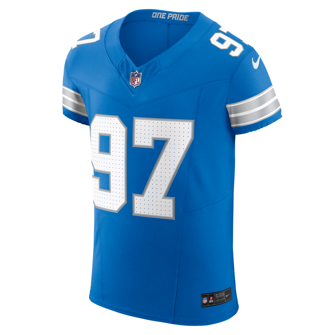 Men's Detroit Lions Aidan Hutchinson Black Alternate Vapor F.U.S.E. Elite Jersey