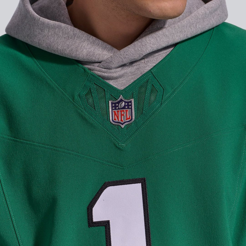 Men's Philadelphia Eagles Jalen Hurts Kelly Green Alternate Vapor F.U.S.E. Elite Jersey
