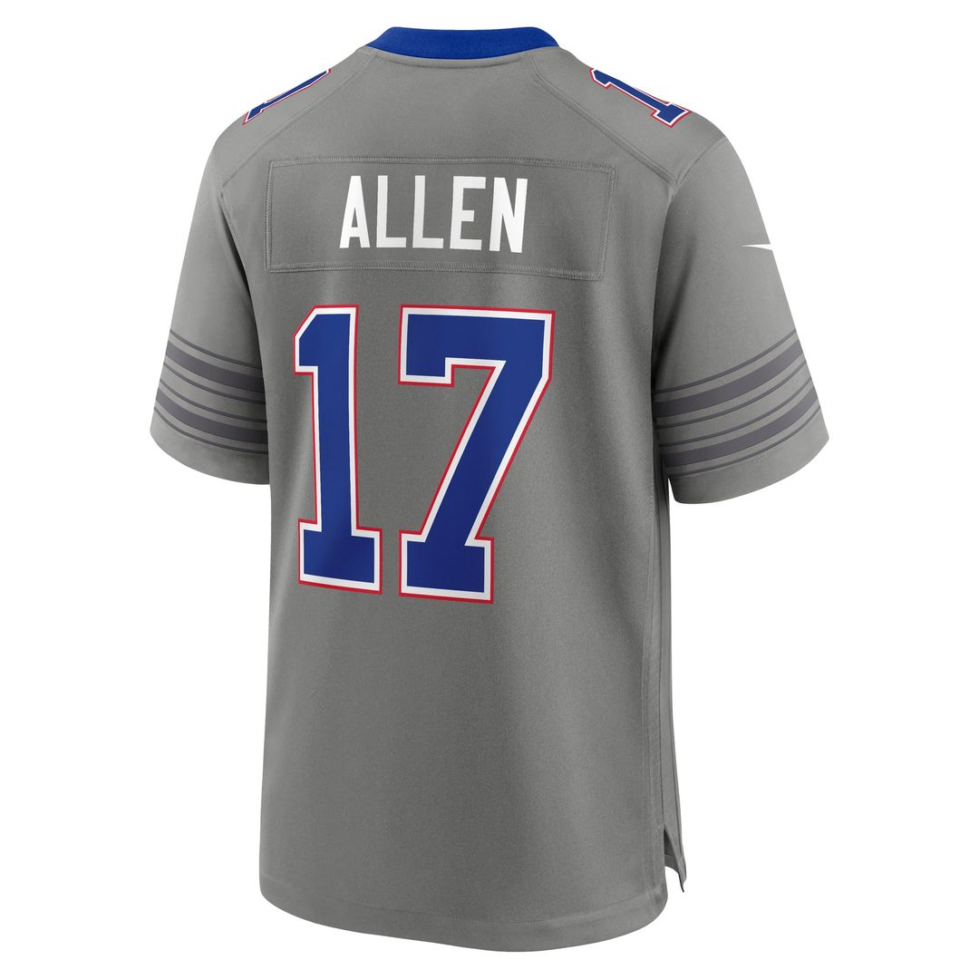 Men's Buffalo Bills Josh Allen Gray Nickel City