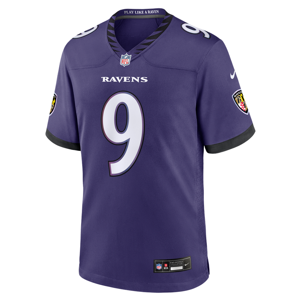 Men's Baltimore Ravens Zion Young Purple Team