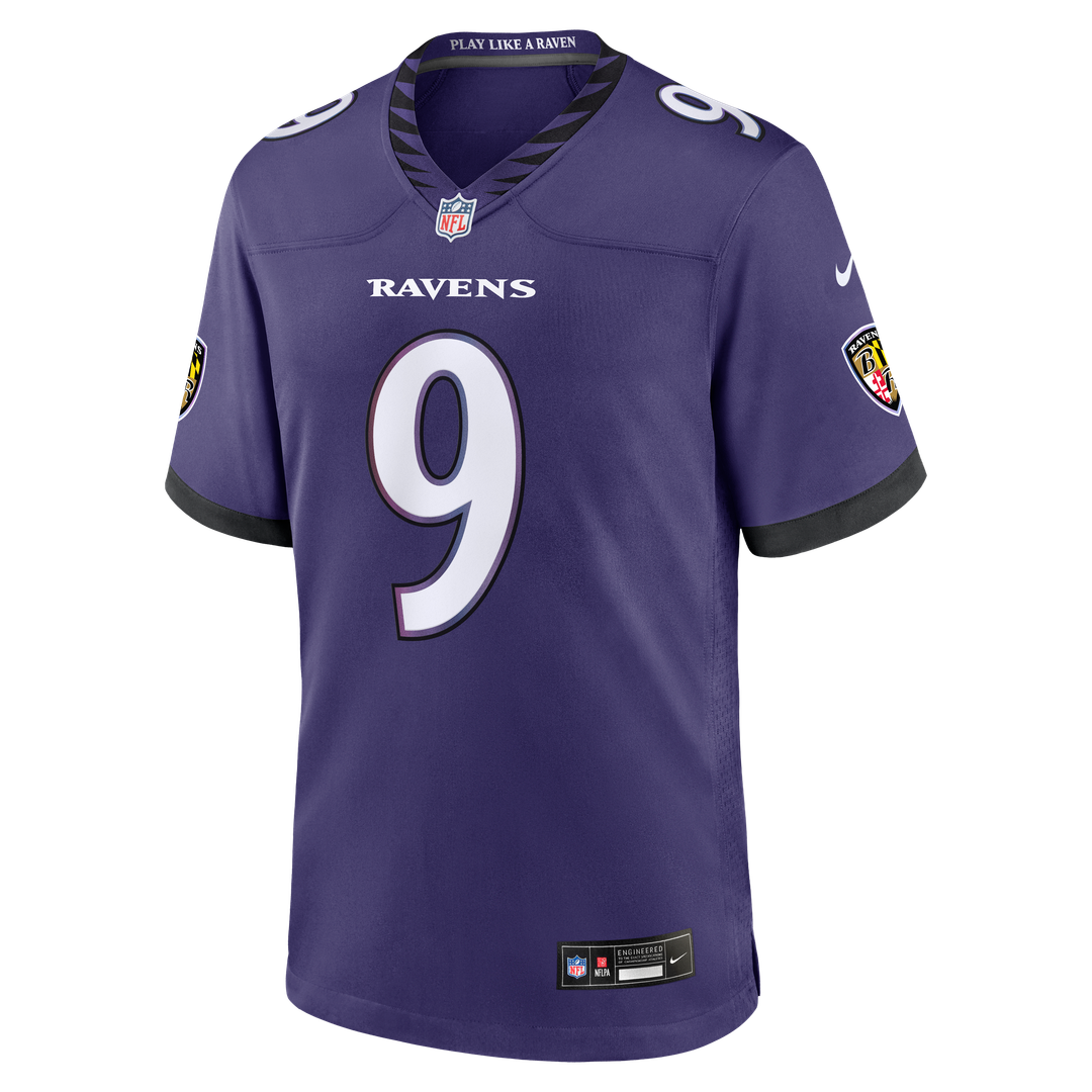 Men's Baltimore Ravens Zion Young Purple Team